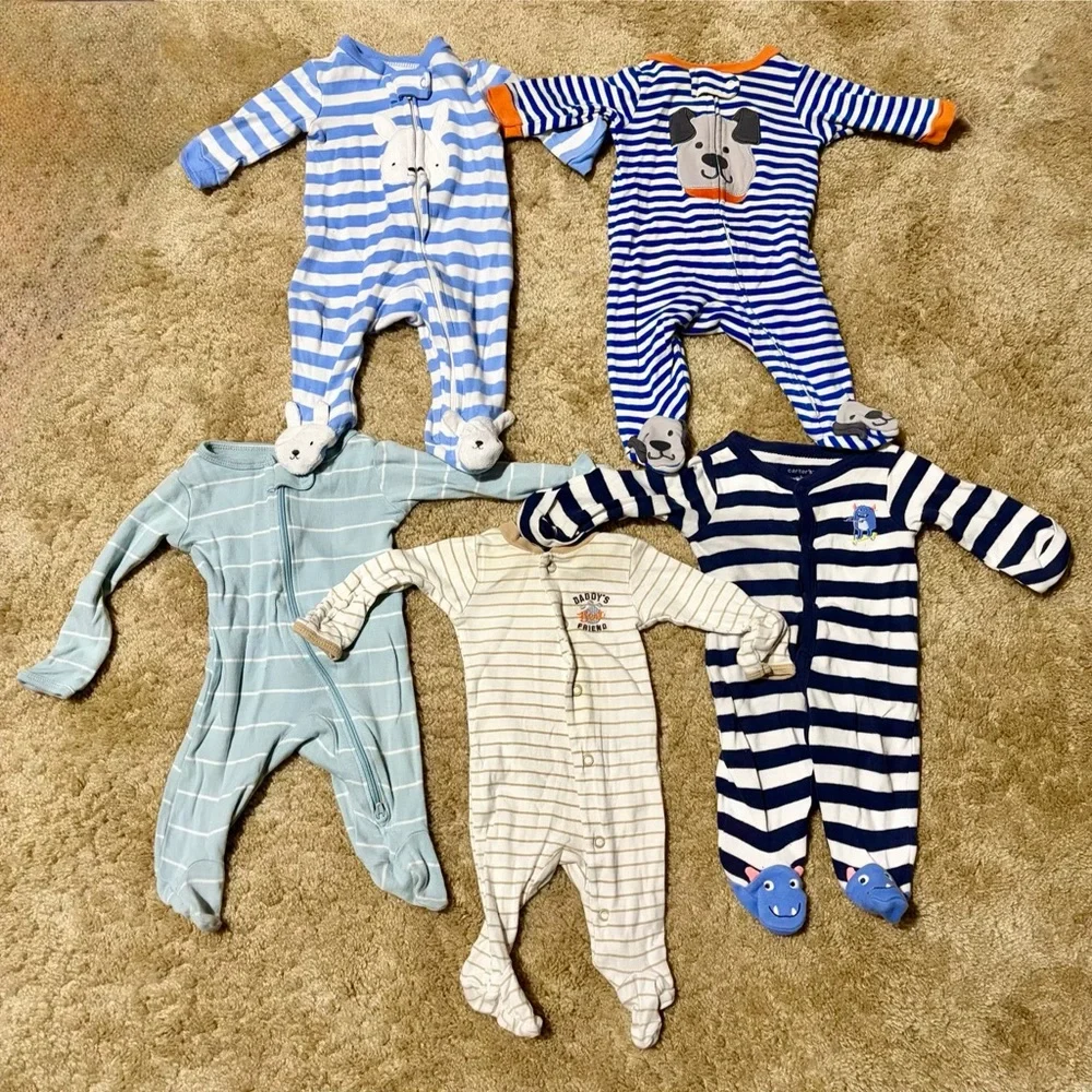 Lot of 5 Newborn Sleepers